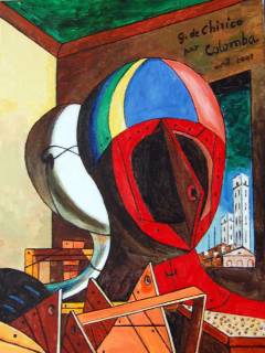 DE CHIRICO-Les masques-REDIM-61X46